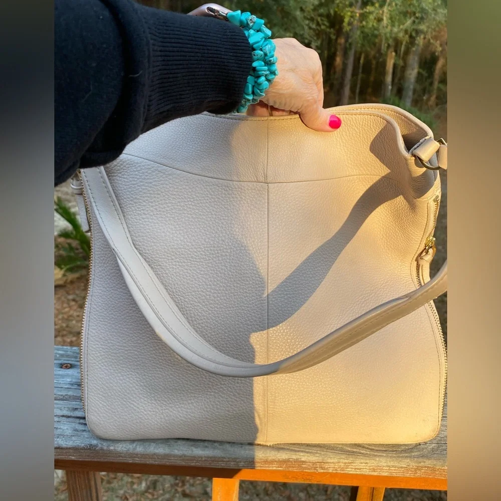 Tory Burch Ivy Pebble Leather Hobo - Picture 2 of 12